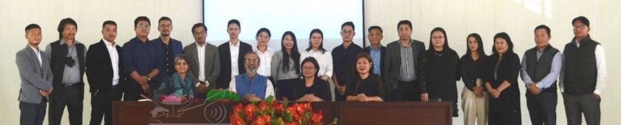 CS (P) 2023 batch along with the resource person at Administrative Training Institute, Kohima on April 11. (DIPR Photo)